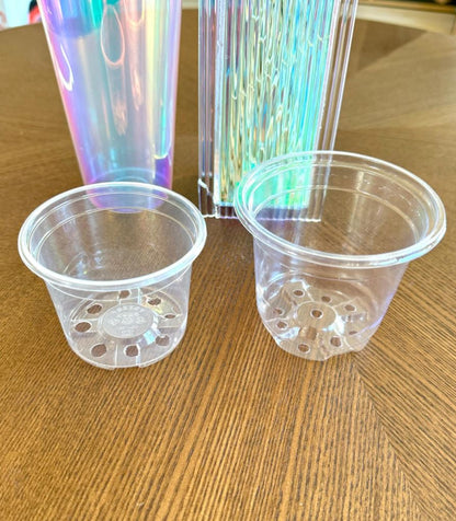 10er Set Holografische Außentöpfe für Pflanzen