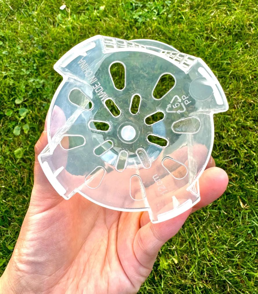 Transparente Pflanzentöpfe mit seitlicher Belüftung | Blumentopf