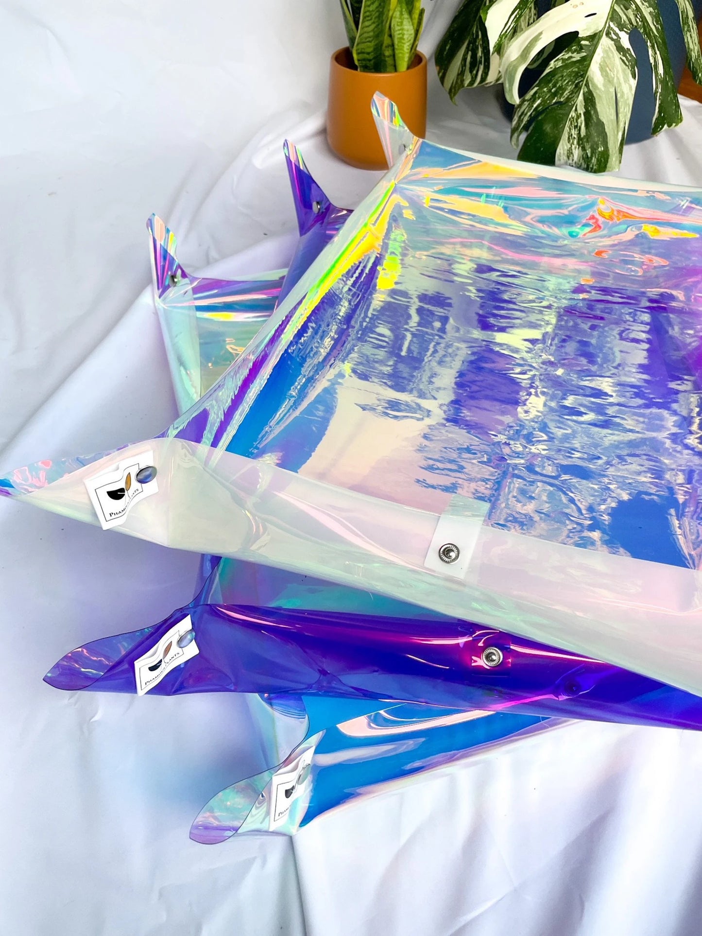 Holografische Umtopfmatte für Pflanzen