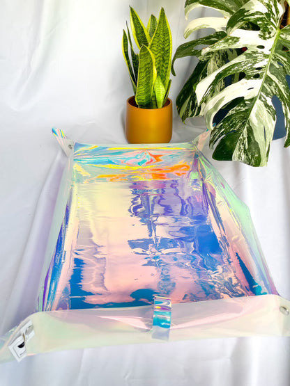 Holografische Umtopfmatte für Pflanzen