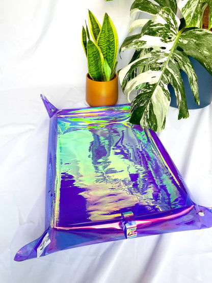 Holografische Umtopfmatte für Pflanzen