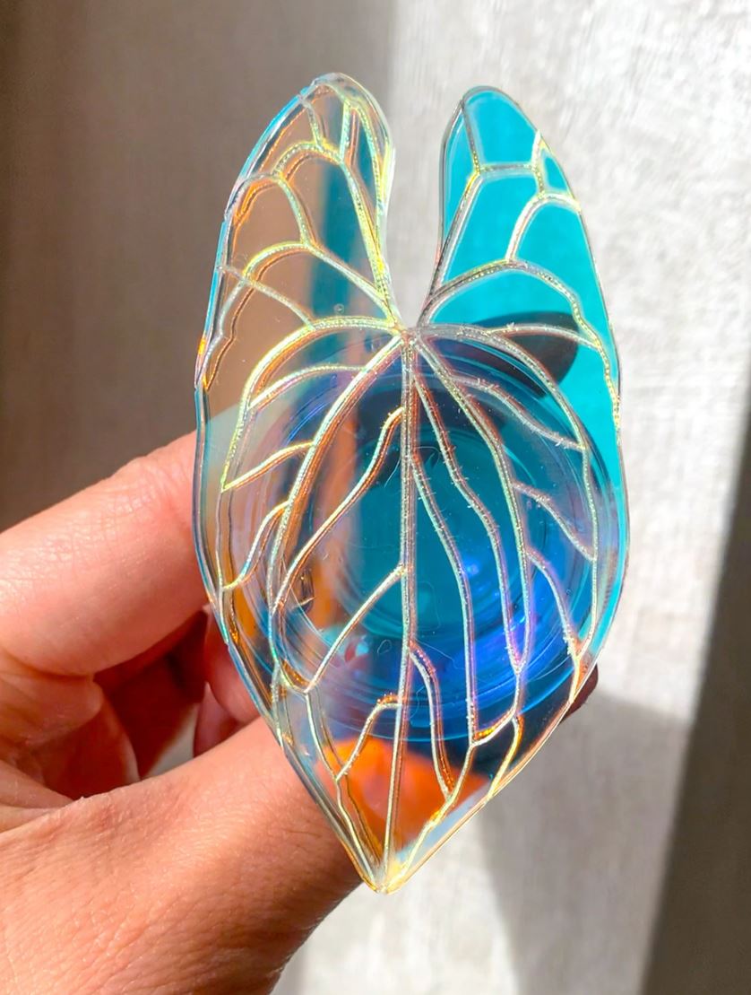 Holografischer Pflanze Handygriff